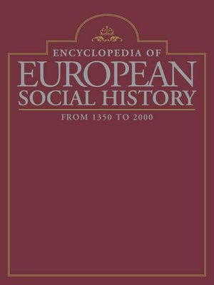 cover image of Encyclopedia of European Social History